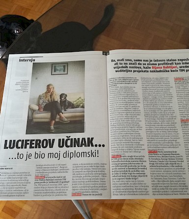 Intervju s urednicom Dijanom Bahtijari u Expressovom BestBook magazinu