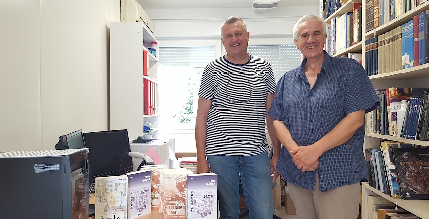 Humanost nema granica: Luan Starova za Gradsku knjižnicu i čitaonicu Petrinja