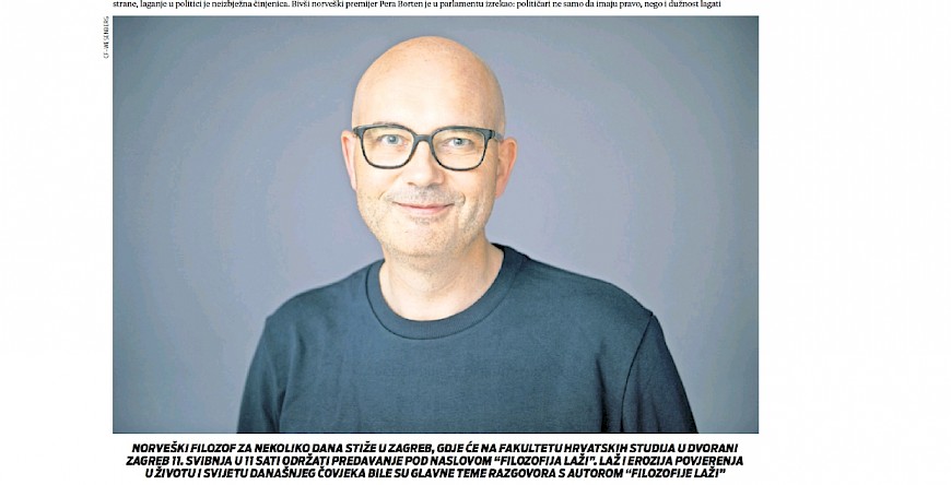 "Lying in politics is an inevitable fact"