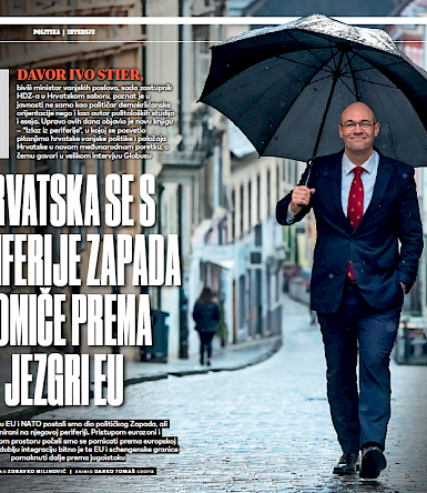 Davor Ivo Stier – A big interview in „Globus“
