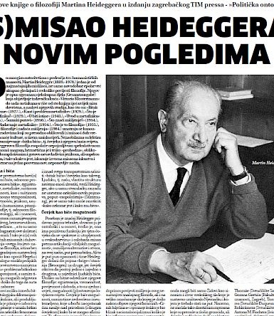 Heidegger's thought in new perspectives