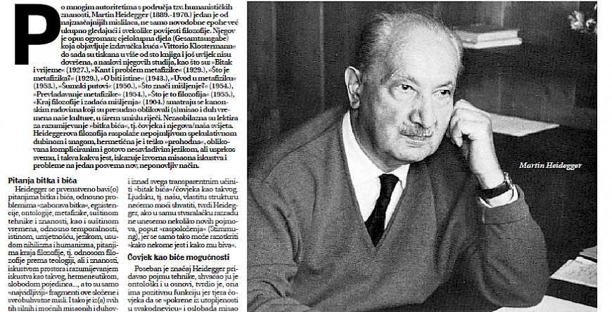 Heidegger's thought in new perspectives
